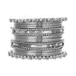 Navratri Traditional Silver Oxidized Bangle Set For Women - Wahe Jewels - Swadesiicart