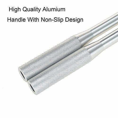 Kobo Metal Speed Aluminum Jump Rope (Silver) - Swadesiicart