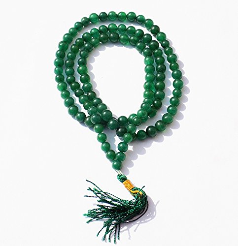 Kannssky Green Agate Hakik Japa Mala | Swadesiicart