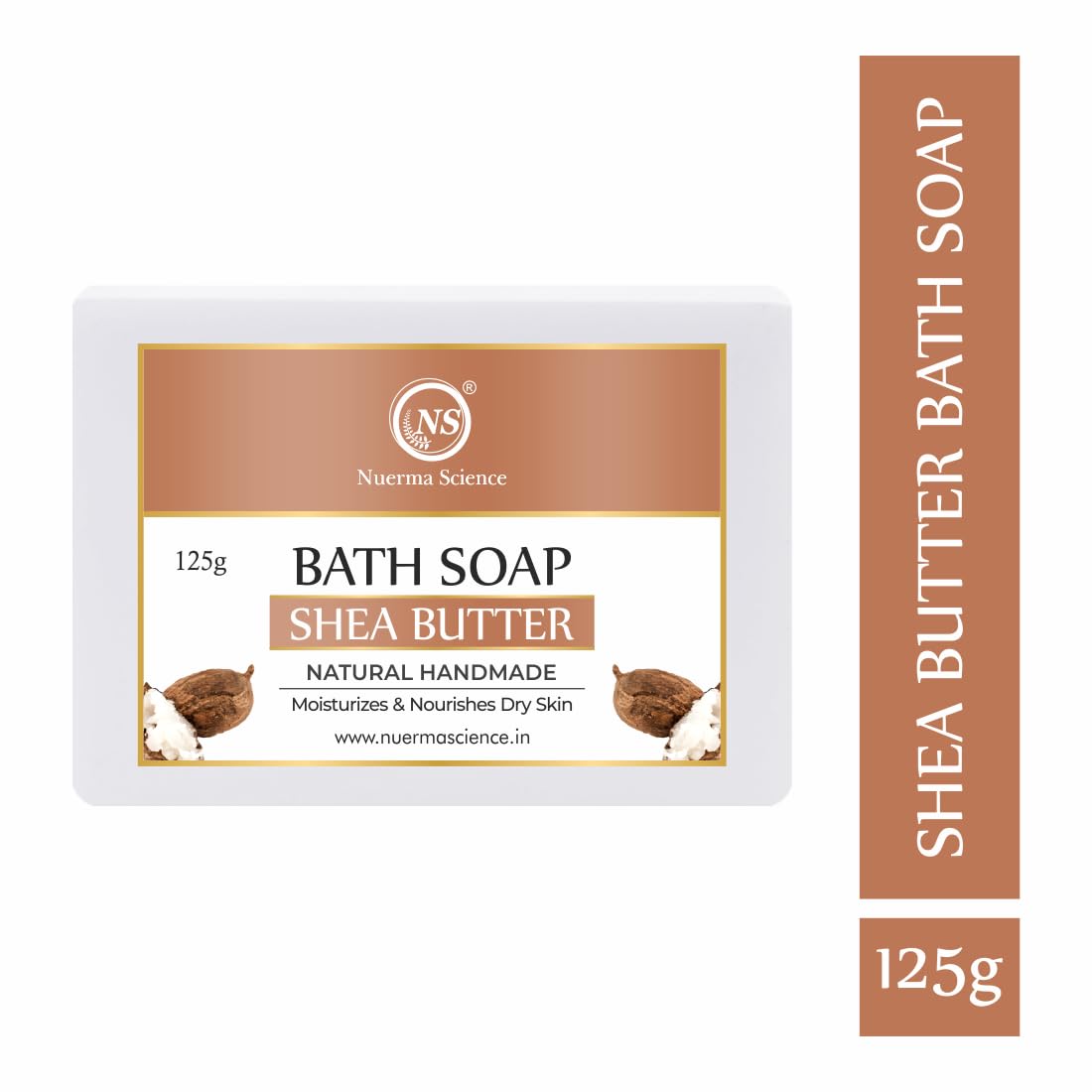 Nuerma Science Shea Butter Bath Soap | Luxurious Hydration & Nourishment | Swadesiicart