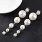 Gold-Polished Alloy Pearl Droplets Earrings - The Pari - Swadesiicart