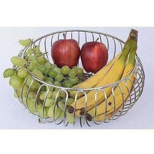 Stainless Steel Vegetable and Fruit Bowl Basket - Swadesiicart