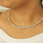 Silver-Toned Alloy Rhinestones Studded Choker - The Pari | Swadesiicart