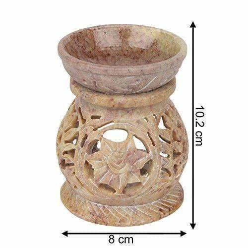 Handcrafted Soapstone Aroma Burner, Oil Diffuses | Swadesiicart