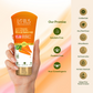 Lotus Botanicals Carrot & Niacinamide Glow and De-Tan Mineral Sunscreen, SPF 50+, PA++++ | Swadesiicart