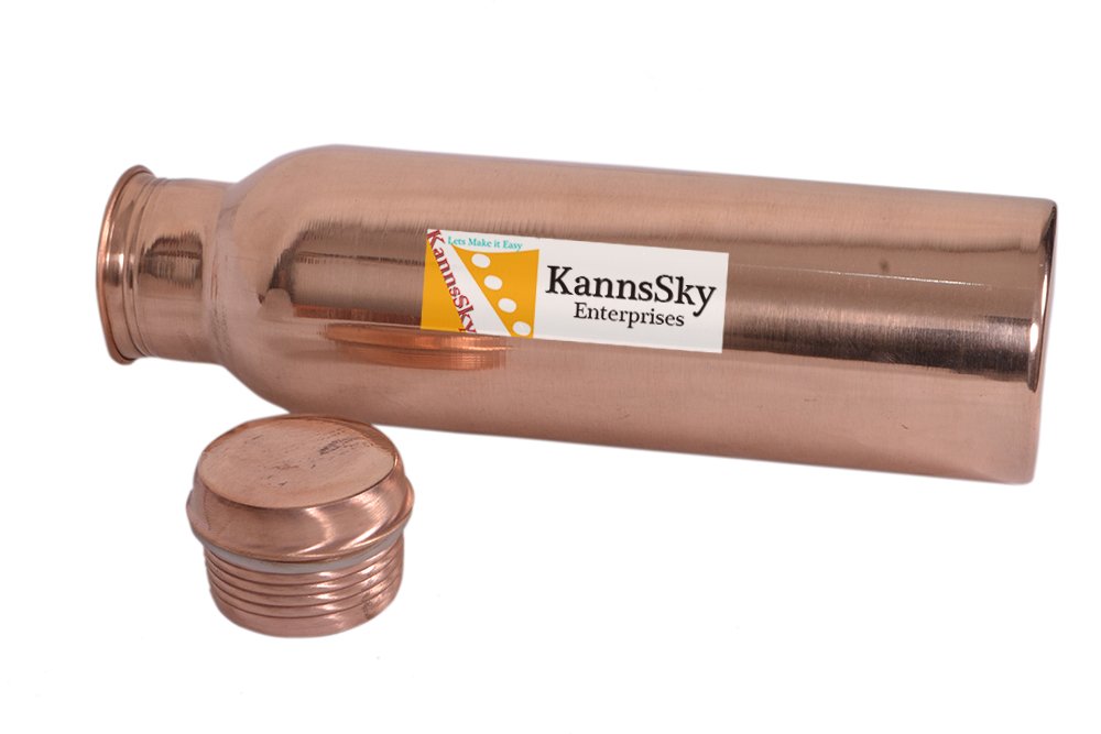Kannssky Copper Water Bottle - Swadesiicart
