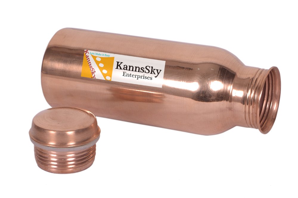 Kannssky Copper Water Bottle - Swadesiicart