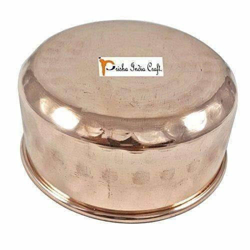 Pure Copper Serving Bowl - Dinner Bowl - Set Of 6 - Swadesiicart