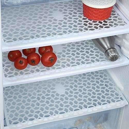 Plastic Anti-Slip Fridge Drawer Mat - Set of 6 - Swadesiicart