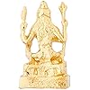 Estele Gold-Polished Adiyogi Shiva idol for Pooja/Car decor - Swadesiicart