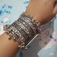 Tehzeeb Creations Women's Silver Colour Oxidised Bangle With Ghungroo - Swadesiicart