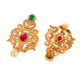 Saraf RS Jewellery Gold-Polished Multi-Colored Jewellery Set - Swadesiicart