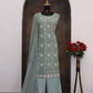 Anaita Sea Green Faux Georgette Suit With Embroidery & Sequence Work