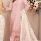 Anaita Pink Faux Georgette Suit With Embroidery Work