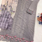 Anaita Grey Faux Georgette Suit With Embroidery Work