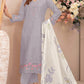 Anaita Grey Faux Georgette Suit With Embroidery Work