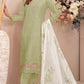 Anaita Mehndi Faux Georgette Suit With Embroidery Work