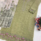 Anaita Mehndi Faux Georgette Suit With Embroidery Work