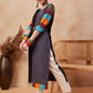 Anouk Ethnic Motifs Printed Round Neck Straight Kurta - Swadesiicart