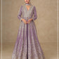 Anaita Lavender Chinon Stitched Anarkali Suits With Embroidery & Sequence Work