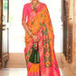 Monjolika Fashion Yellow Weaving Banarasi Silk Designer Saree | Swadesiicart