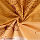 BOMBAY DYEING Beige & Yellow Printed Cotton 104 TC King Bedsheet With 2 Pillow Covers - Swadesiicart