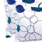 Story@home White & Blue Geometric 186 TC Cotton 1 Queen Bedsheet with 2 Pillow Covers - Swadesiicart
