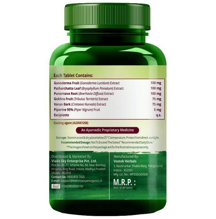 Himalayan Organics Plant - Based Kidney Detox Tablets | Swadesiicart