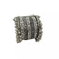 Tehzeeb Creations Women's Silver Colour Oxidised Bangle With Ghungroo - Swadesiicart