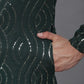 Sojanya Band Collar Sequined Pure Cotton Kurta | Swadesiicart