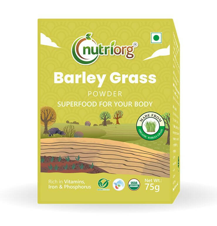 Nutriorg Certified Organic Barley Grass Powder - Altcheeni