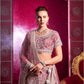 Monjolika Fashion Embroidered And Sequin Work Net Pink Wedding Lehenga Choli - Swadesiicart