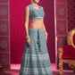 Monjolika Fashion Blue Embroidered And Sequin Work Wedding Lehenga Choli - Swadesiicart