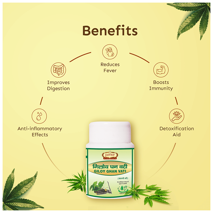 Jaived Ayurveda Giloy Ghan Vati | Swadesiicart