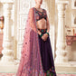 Monjolika Fashion Embroidered Silk Purple Trendy Lehenga Choli - Swadesiicart