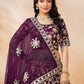 Monjolika Fashion Embroidered Art Silk Purple Lehenga Choli - Swadesiicart