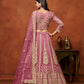 Monjolika Fashion Net Pink Embroidered Designer Lehenga Choli - Swadesiicart