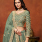 Monjolika Fashion Net Green Embroidered Designer Lehenga Choli - Swadesiicart