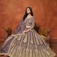 Monjolika Fashion Net Purple Embroidered Designer Lehenga Choli - Swadesiicart