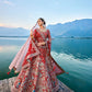 Monjolika Fashion Red Silk Embroidered Sequins Thread And Zari Work Bridal Trendy Lehenga Choli - Swadesiicart