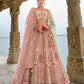 Monjolika Fashion Light Pink Silk Embroidered Sequins Thread And Zari Work Bridal Trendy Lehenga Choli - Swadesiicart