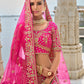 Monjolika Fashion Rani Pink Silk Embroidered Sequins Thread And Zari Work Bridal Trendy Lehenga Choli - Swadesiicart