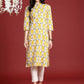 Anouk Ethnic Motifs Ikat Dyed Pure Cotton Kurta - Swadesiicart