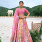 Monjolika Fashion Silk Blend Embroidered Sequins Pink Designer Lehenga Choli - Swadesiicart