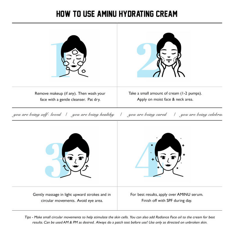 Aminu Hydrating Cream for Deep 3-D Hydration | Swadesiicart