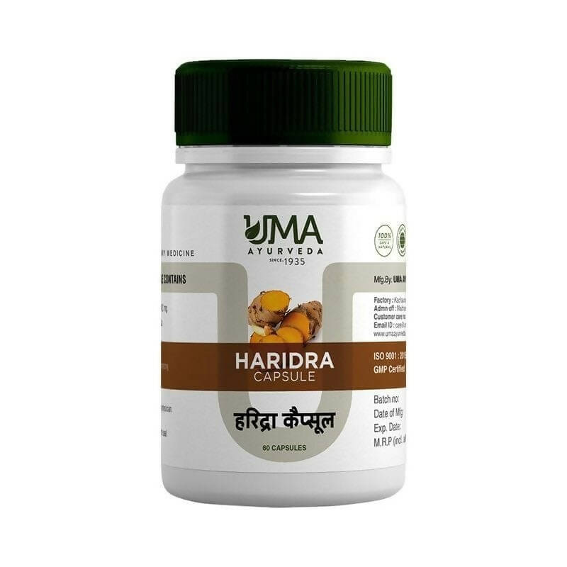 Uma Ayurveda Haridra Capsules - Uma Ayurveda