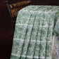 Off White And Parrot Green Colour Pure Kota Cotton Saree By Gayathri Reddy Designer Studio | Swadesiicart
