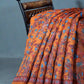 Shades of Mustard Colour Kalamkari Print Semi Chanderi Saree By Gayathri Reddy Designer Studio | Swadesiicart