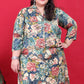 Monjolika Fashion Multicolor Rayon Floral Print Classic Co-Ord Set - Swadesiicart