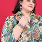 Monjolika Fashion Multicolor Rayon Floral Print Classic Co-Ord Set - Swadesiicart